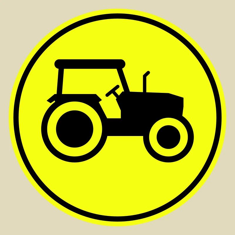 Traktor icon Silhouette