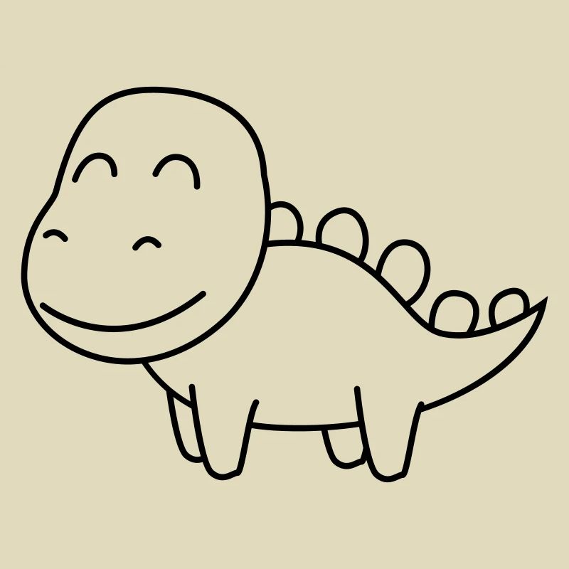 Dinosaurier stegosaurus Comic
