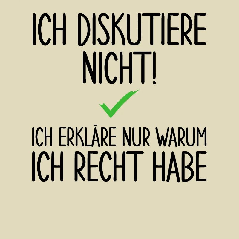 Ich Diskutiere Nicht