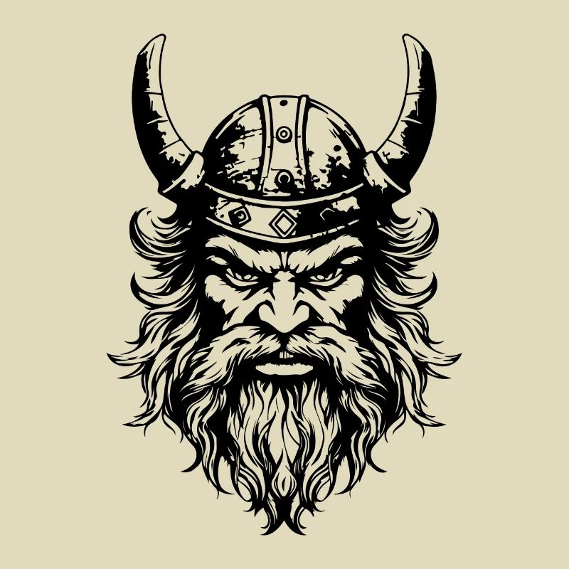 Wikinger Kopf Helm