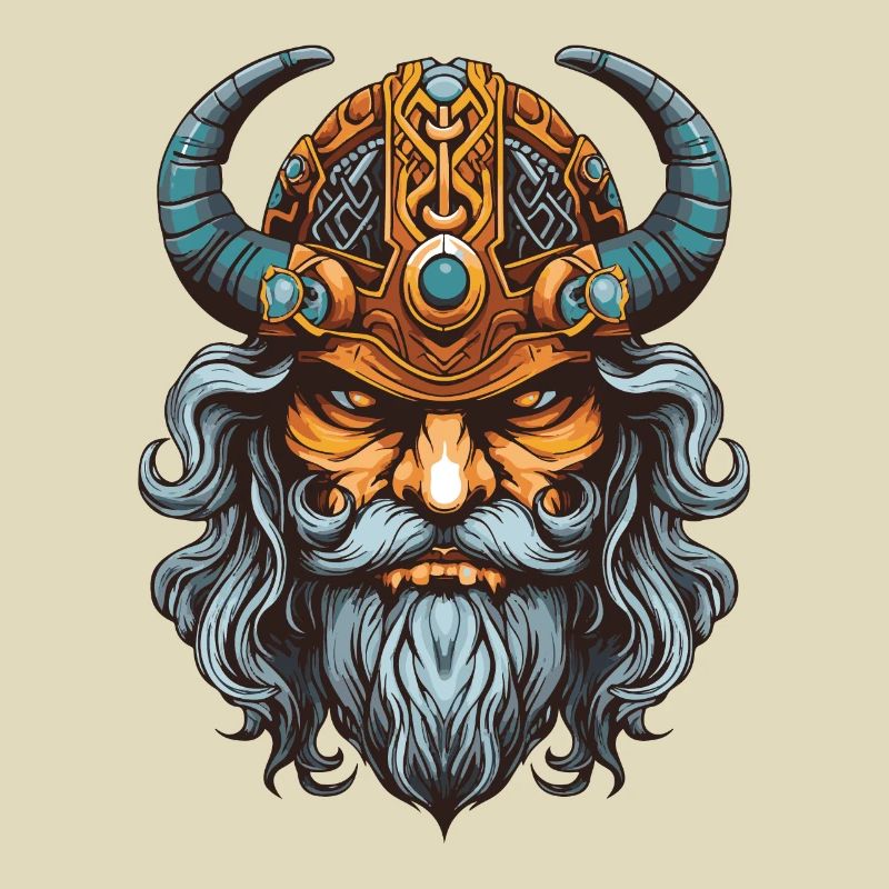 Wikinger Krieger Valhalla Odin