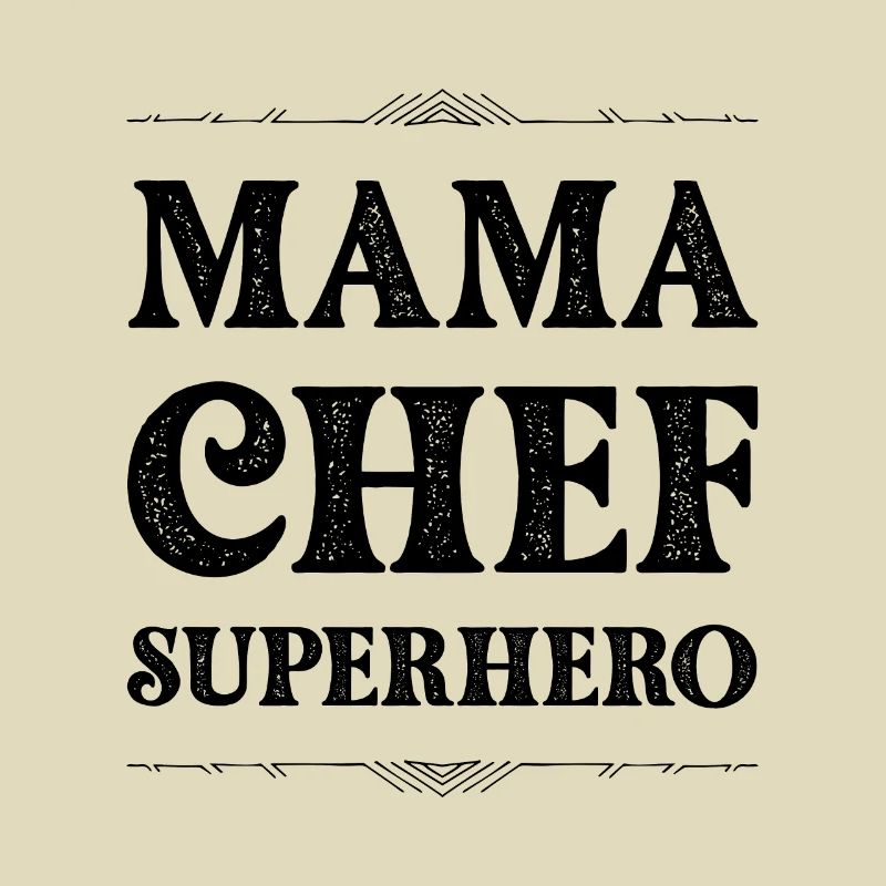 Mama Chef Superheld Mutter