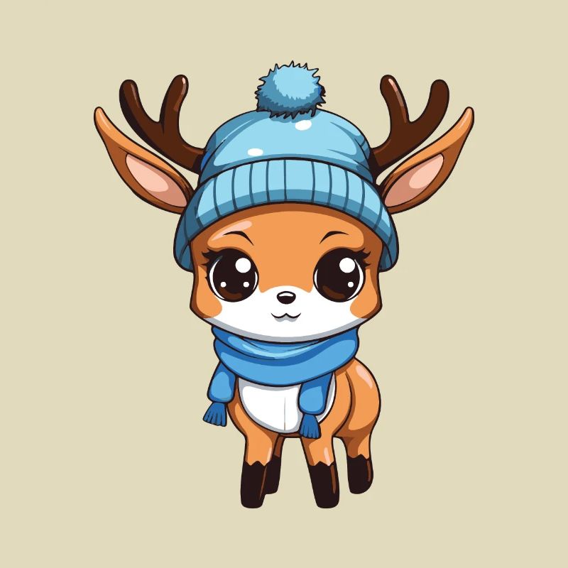 Deer Winter Comic
