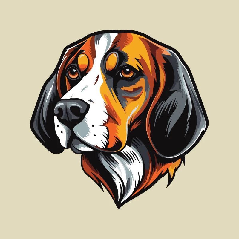 Beagle Hund Kopf