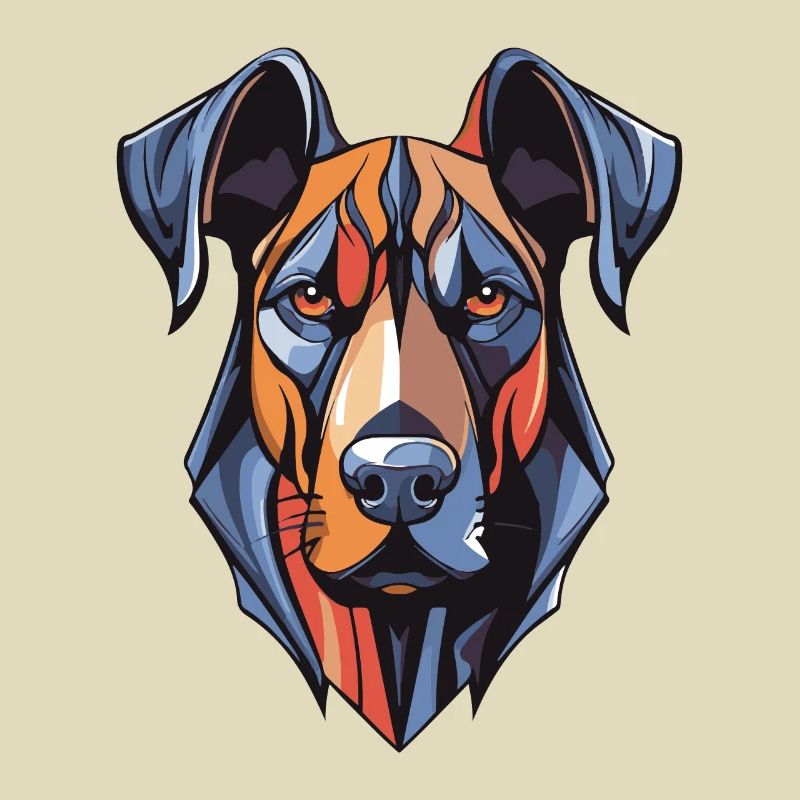 Great Dane Hund Kopf