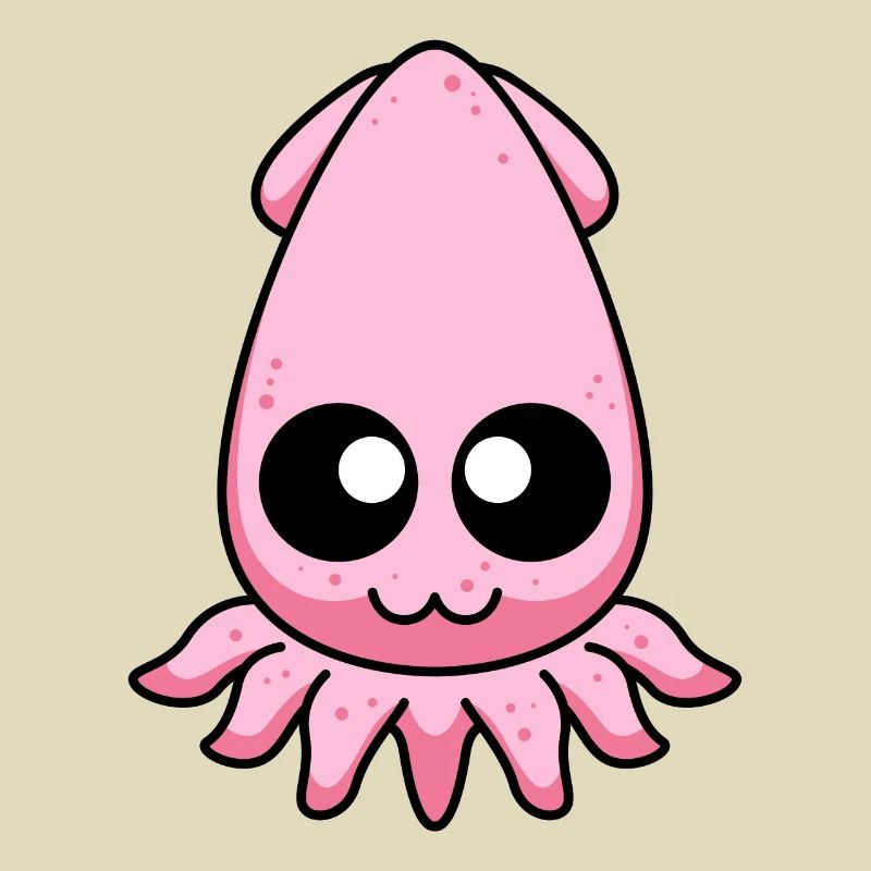Squid Comic Animal