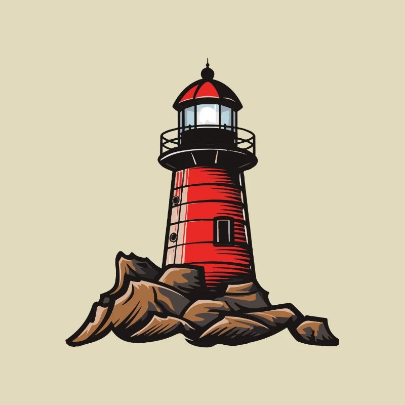 Leuchtturm Symbol