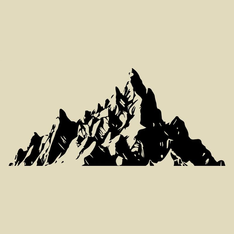 Berg Silhouette Symbol