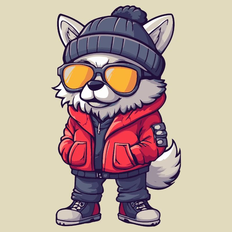 Wolf Cool Comic