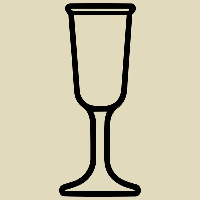 Einfaches Trinkglas