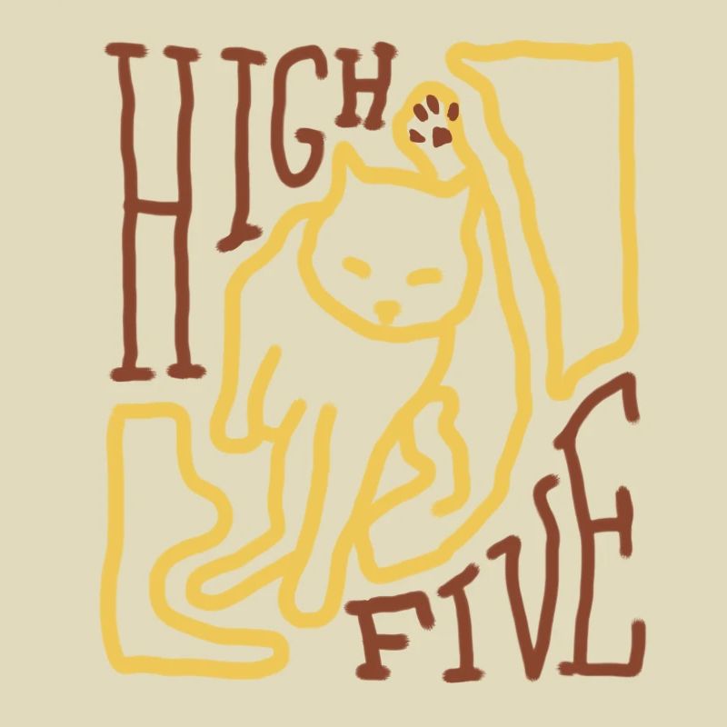 High Five Cat