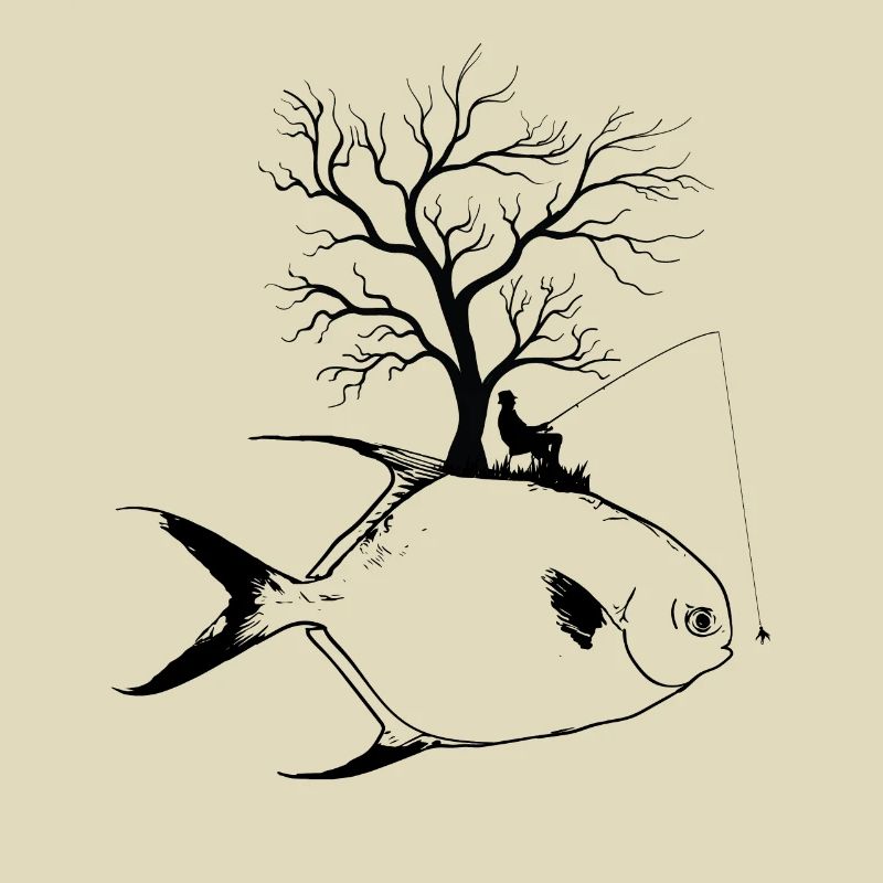 Graphic Tree - Fish Pompano