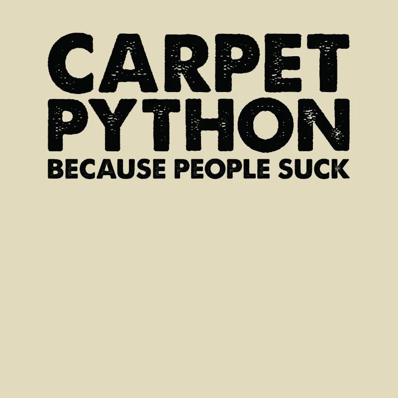 Les gens sucent le tapis python serpent