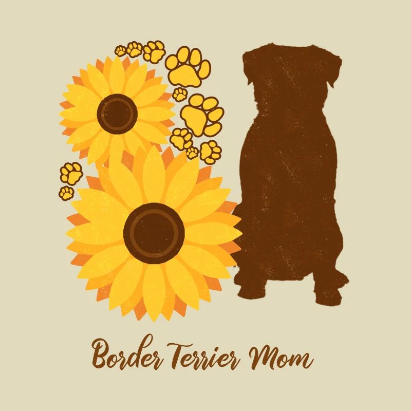 Sonnenblumenmutter - Border Terrier