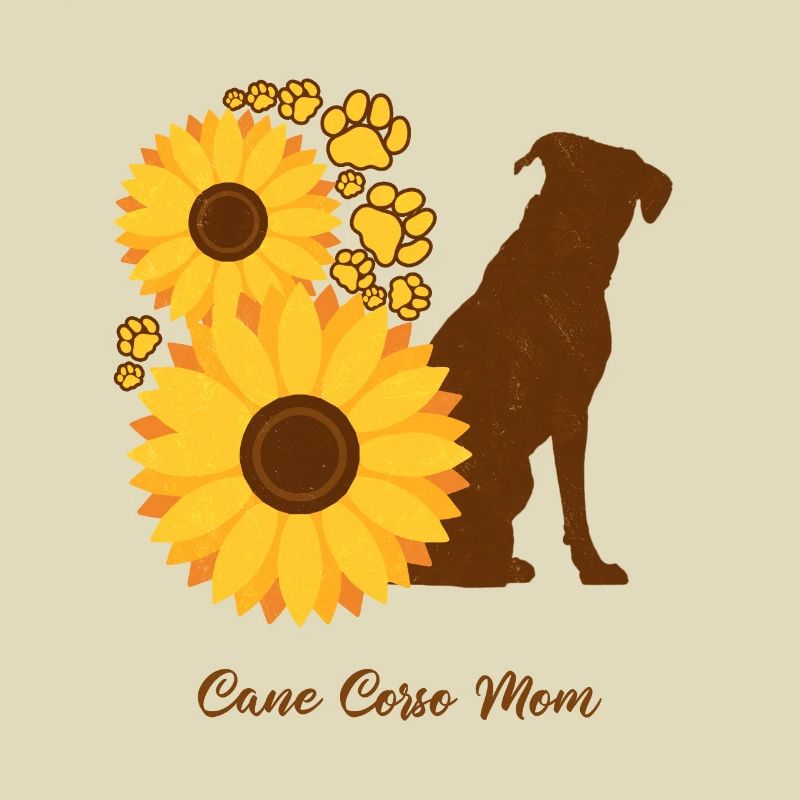 Sonnenblumenmutter - Cane Corso