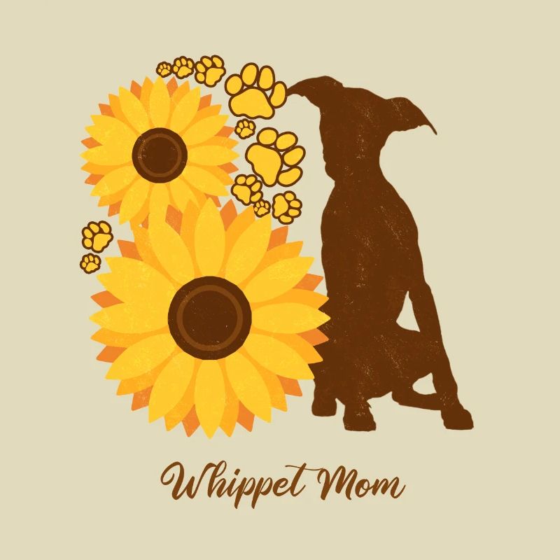 Sonnenblumenmutter - Whippet