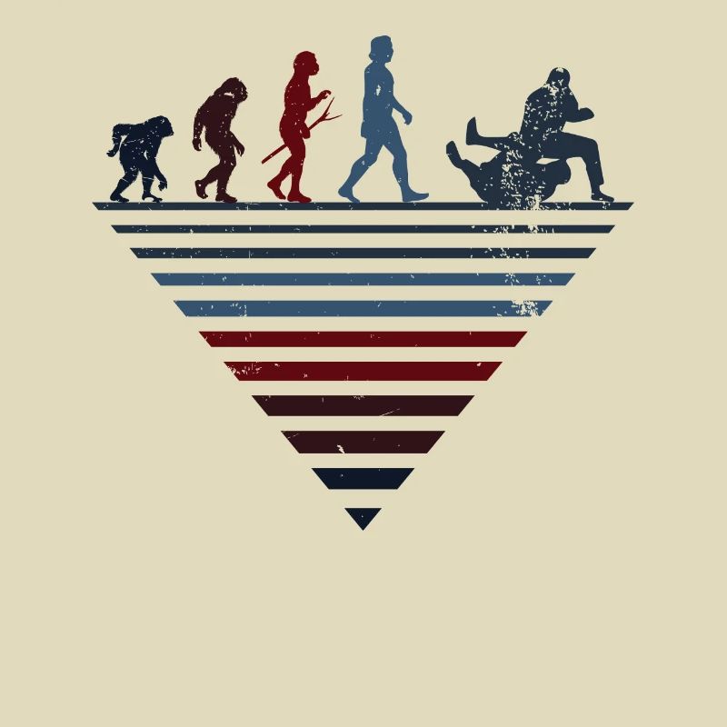 Human Evolution - Bobsleigh vintage