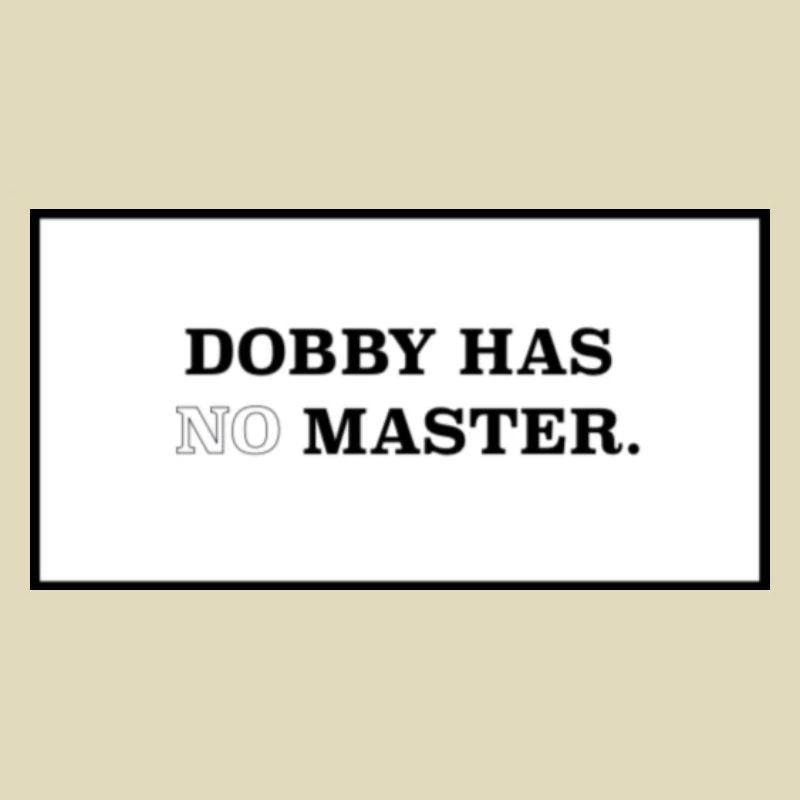 Dobby has no master.