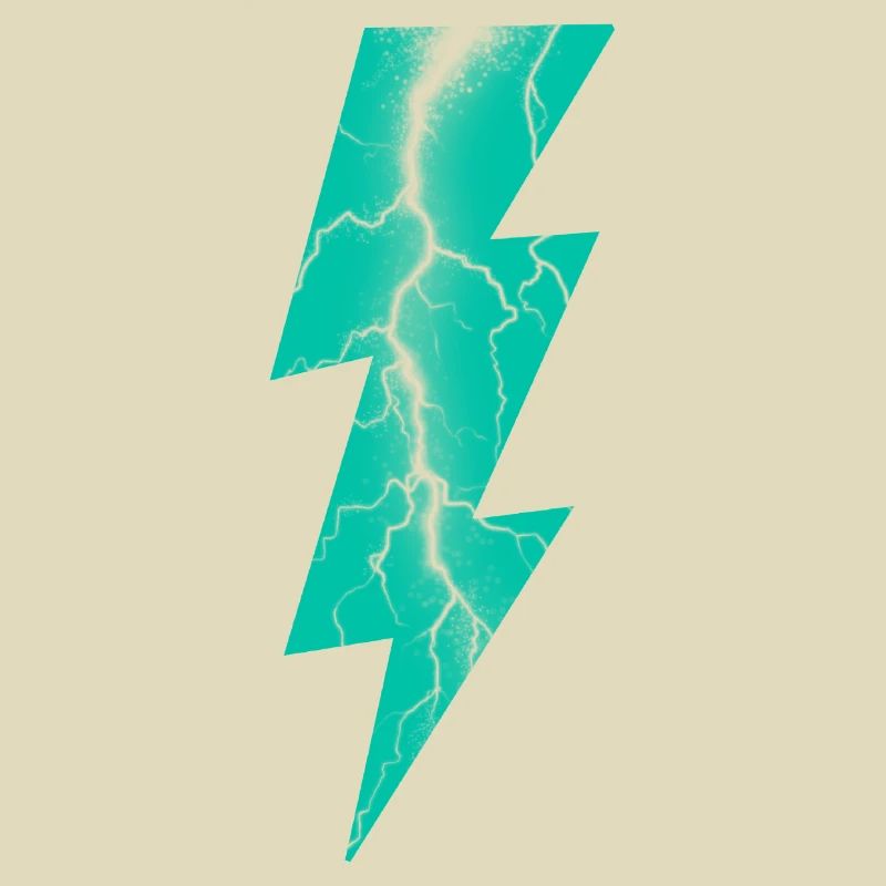 Foudre Éclair turquoise