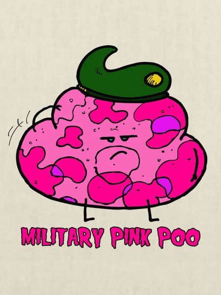 Militär rosa Kot
