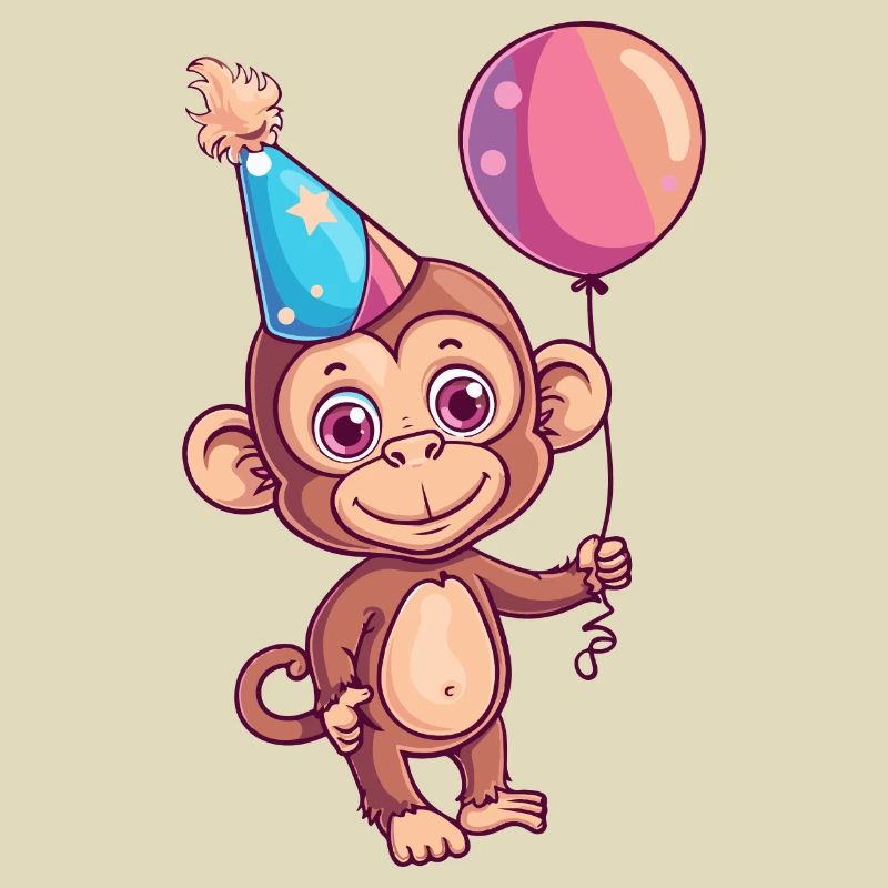 Monkey Birthday Comic
