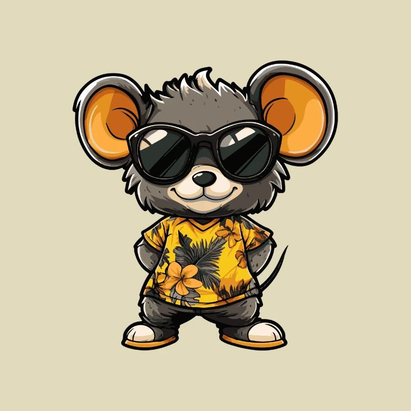 Maus Comic Cool Sommer