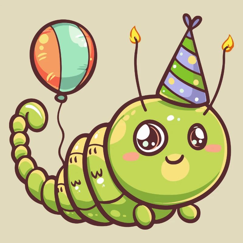 Worm Birthday Comic