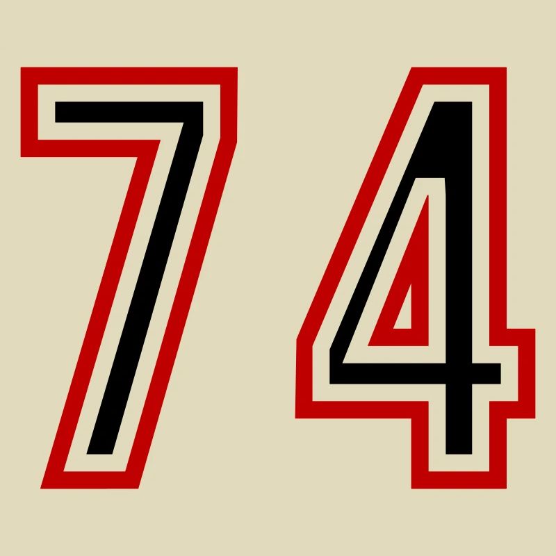 74 årstall trøye