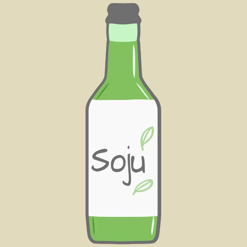 Bouteille de soju | 소주 | Corée | Alcool coréen