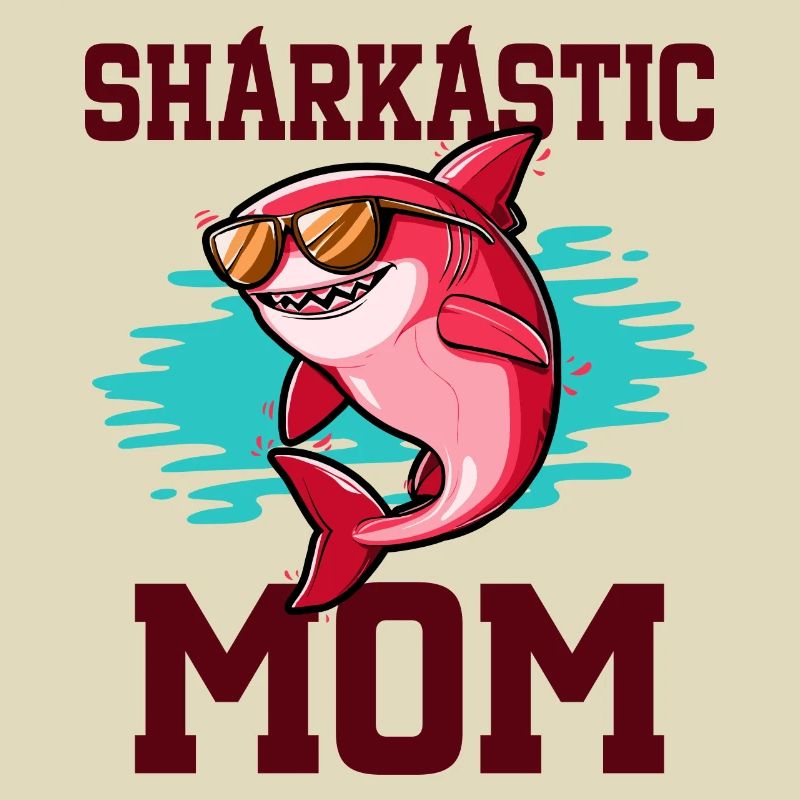 Sharkastic Mutter Hai Witz Sarkastische Mutter