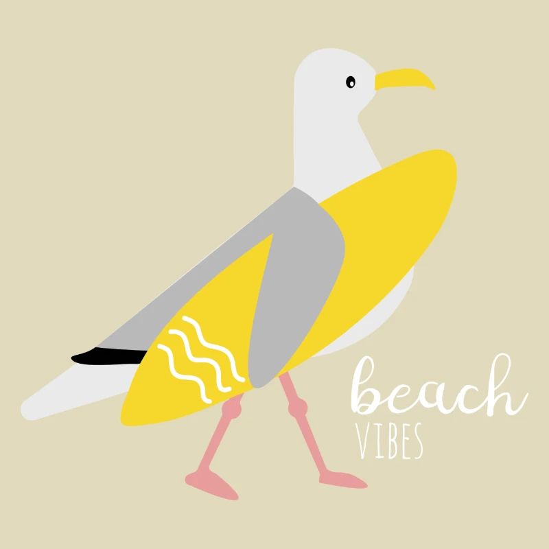 Surfer Möwe