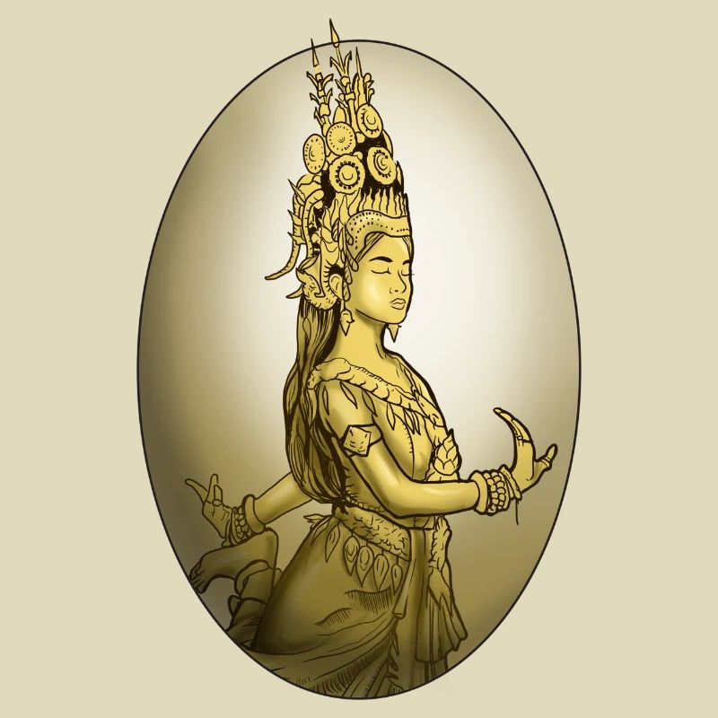 Cambodia Tradition Dance Khmer Apsara I Gift