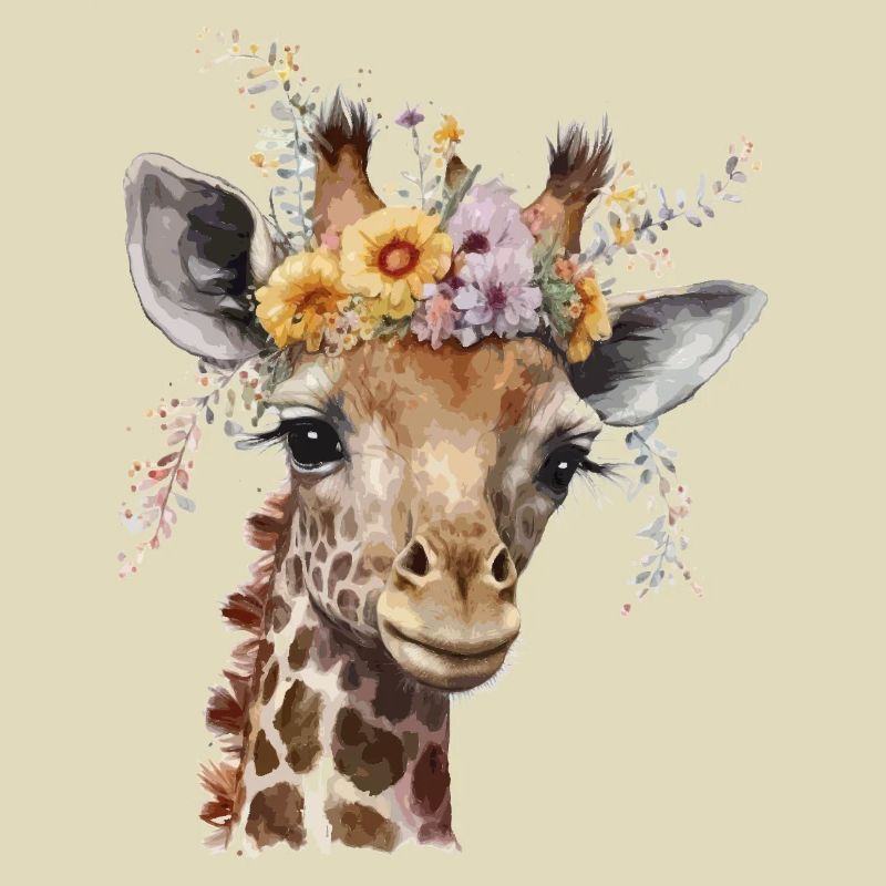 Hübsche Giraffe