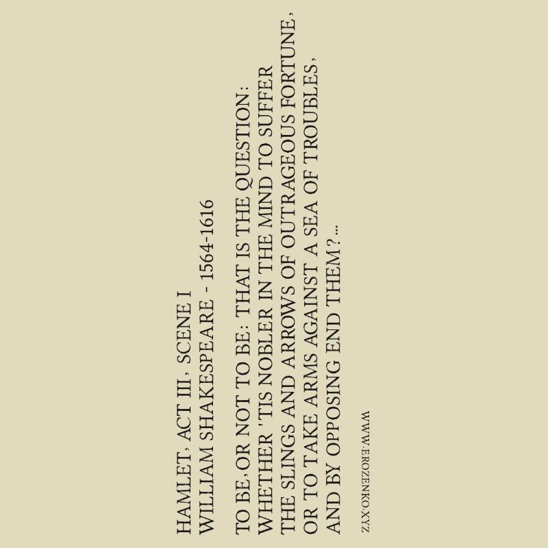 SEIN ODER NICHT SEIN