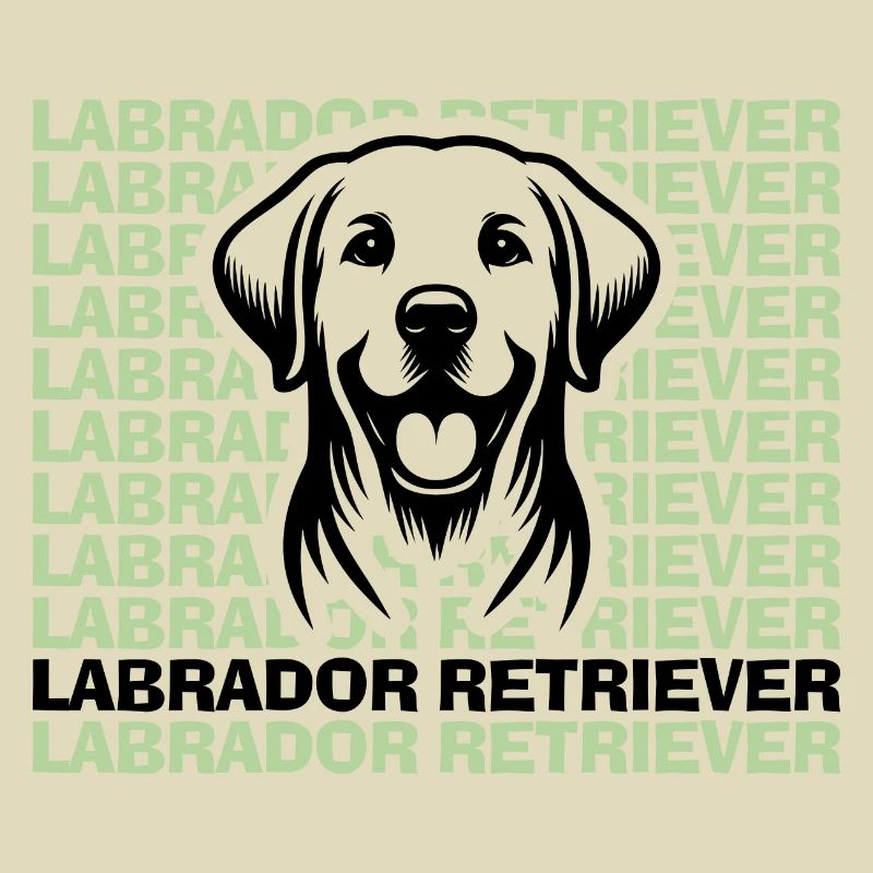 Labrador Zeichnung Kopf