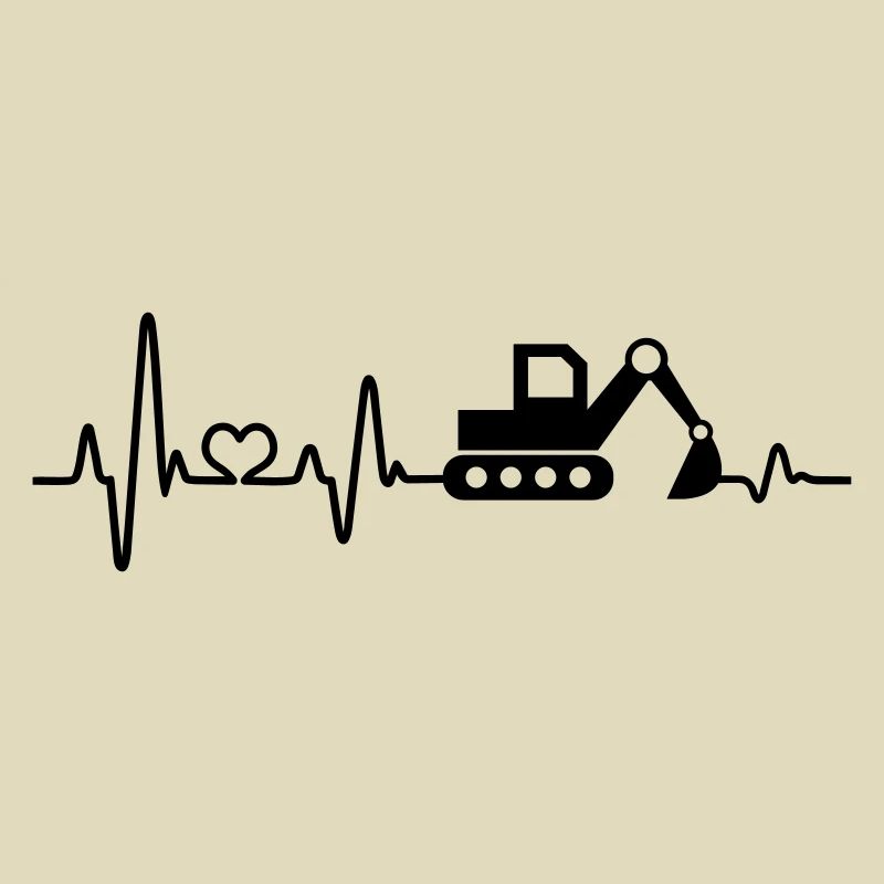 Bagger Baustelle Bauarbeiter Baggerfahrer Geschenk