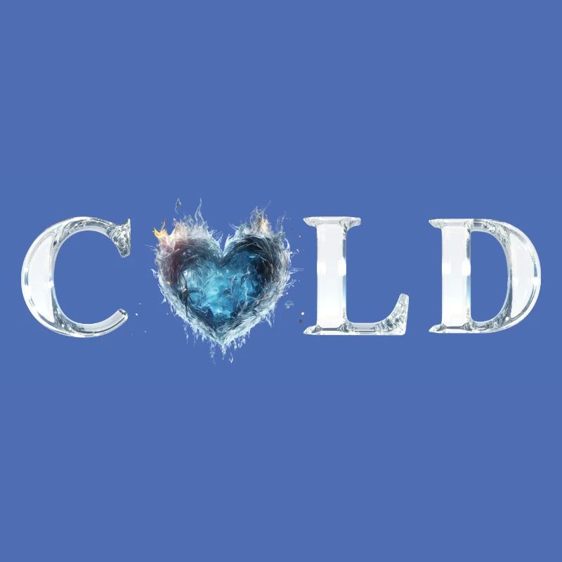 Eis-Aufschrift "COLD"