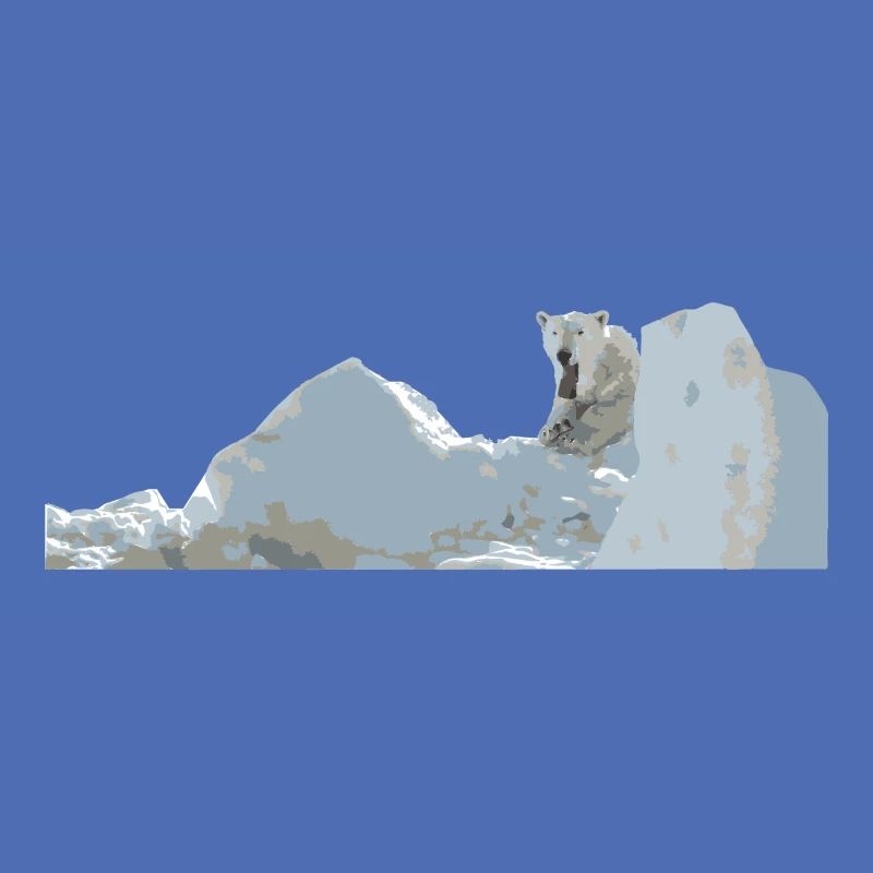 Eisbär auf Eisberg