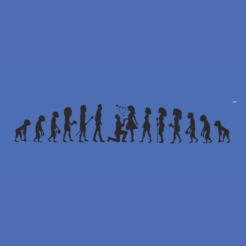 Heiratsantrag Evolutions Shirt