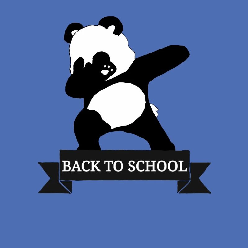 School start dabbender Panda School start School Dab