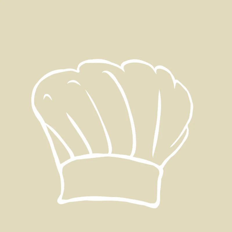 Chef's hat head chef star chef hobby chef cook