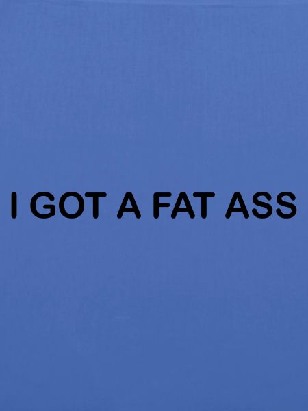 i got a fat ass