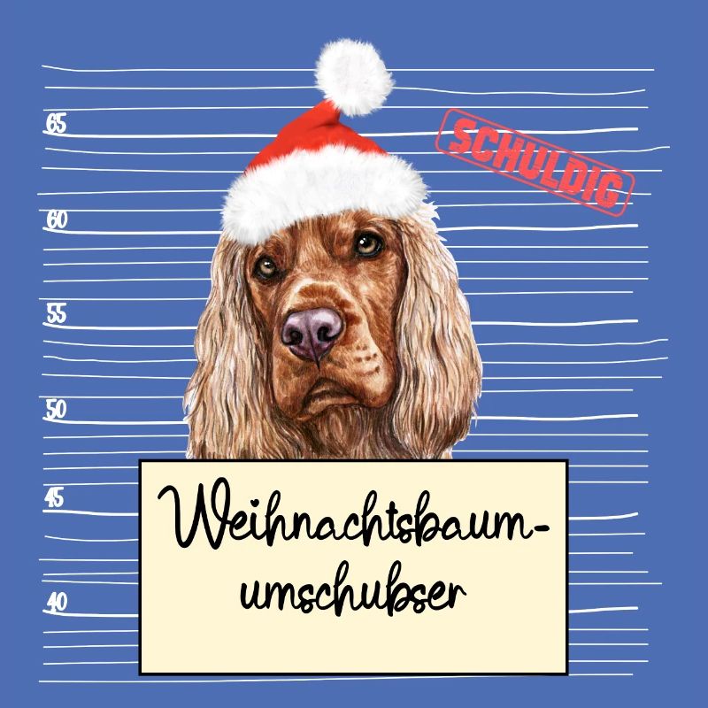 Weihnachtsbaum Umschubser Englischer Cocker Spanie