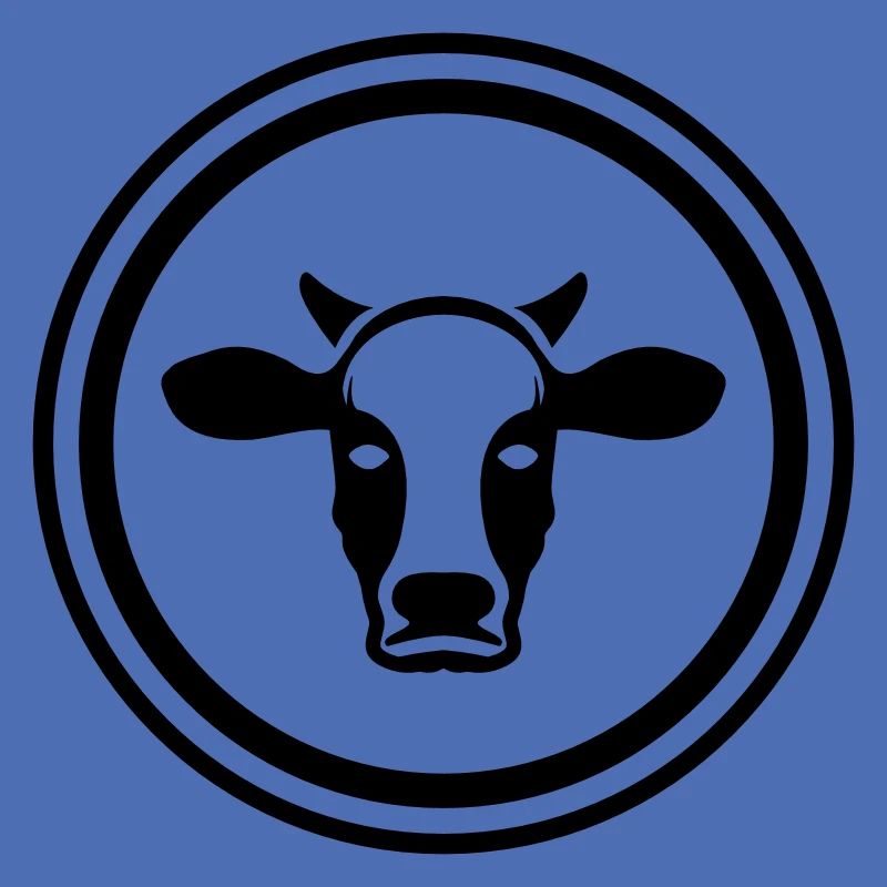 Kuh Kopf Symbol