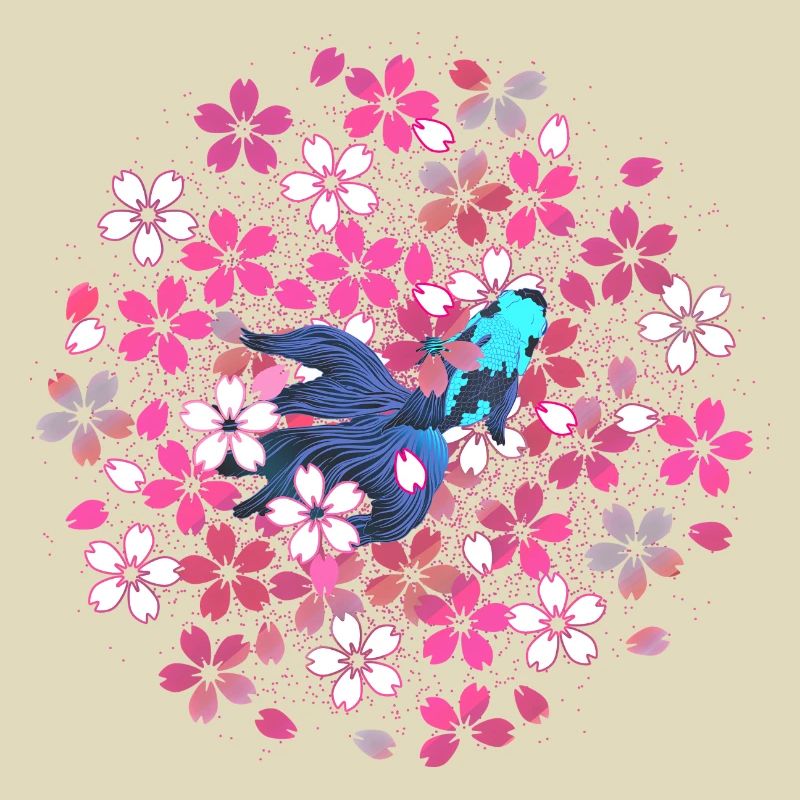Spring: Kingyo e sakura