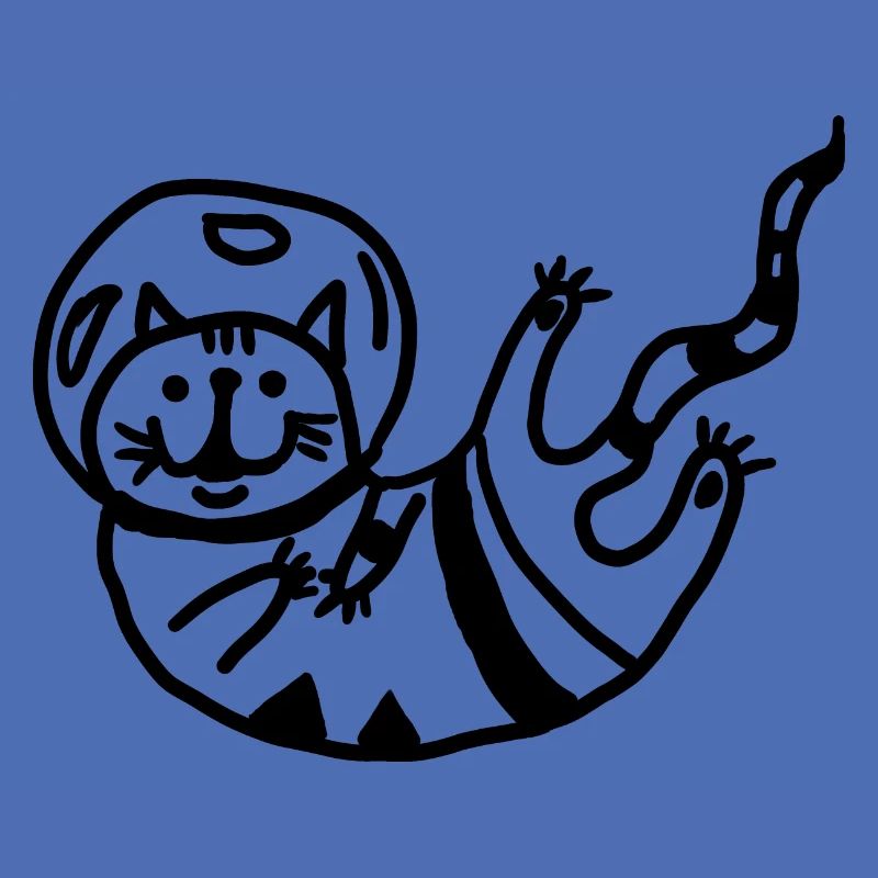 cat astronaut