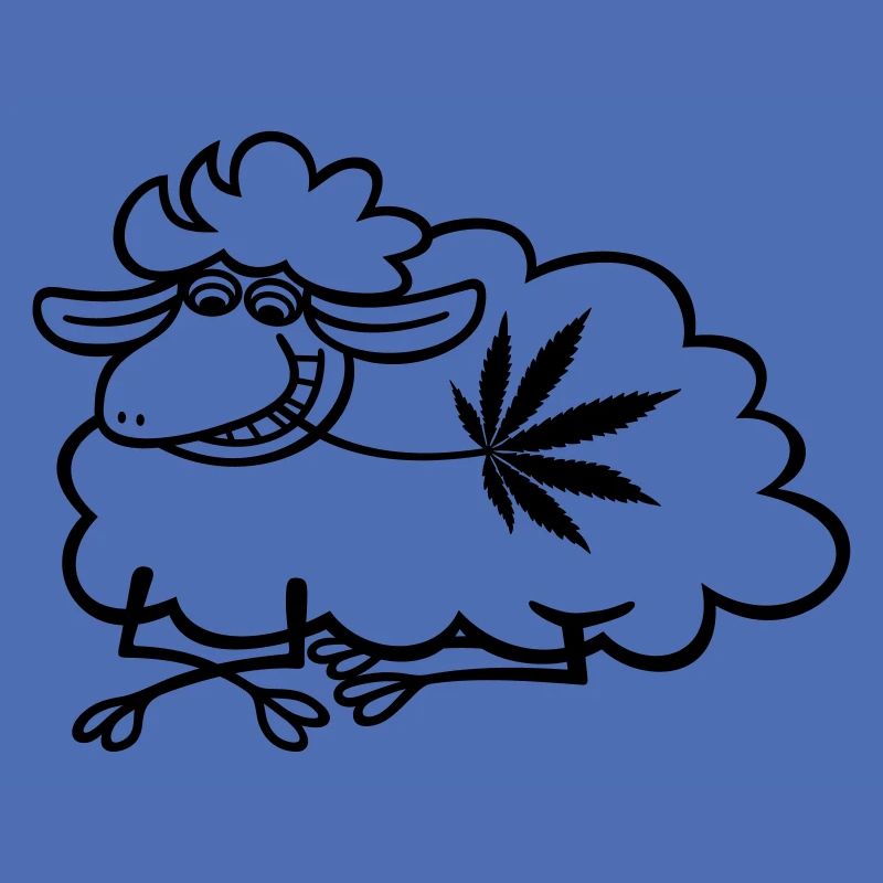 Schaf Hanf liegend
