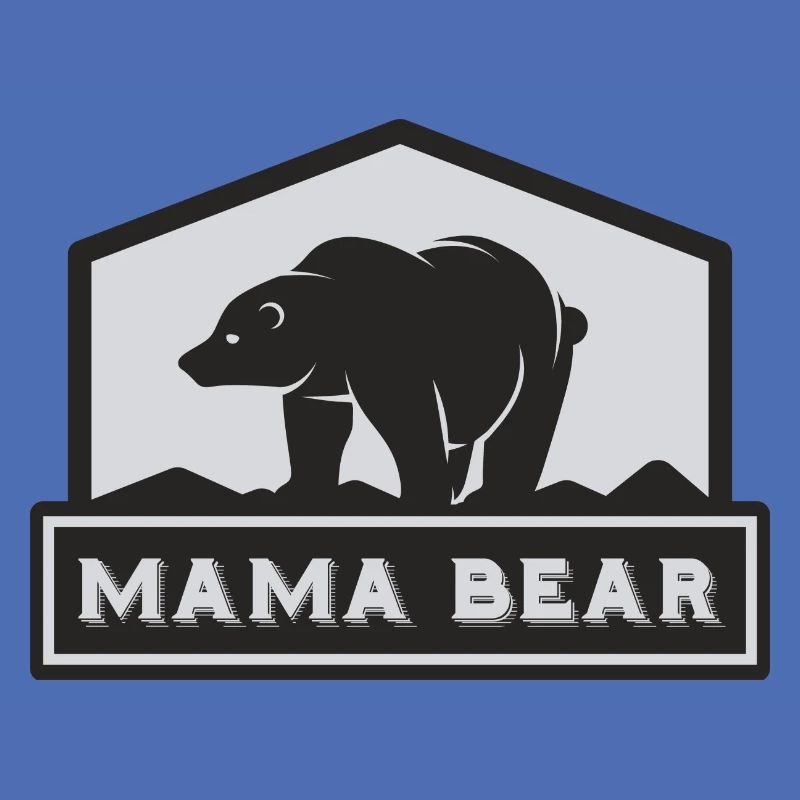 Mama Bear - Bärenmama lustiges Geschenk Muttertag