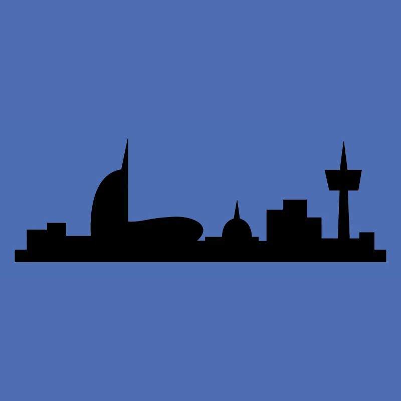 Bremerhaven Skyline V2016 Silhouette