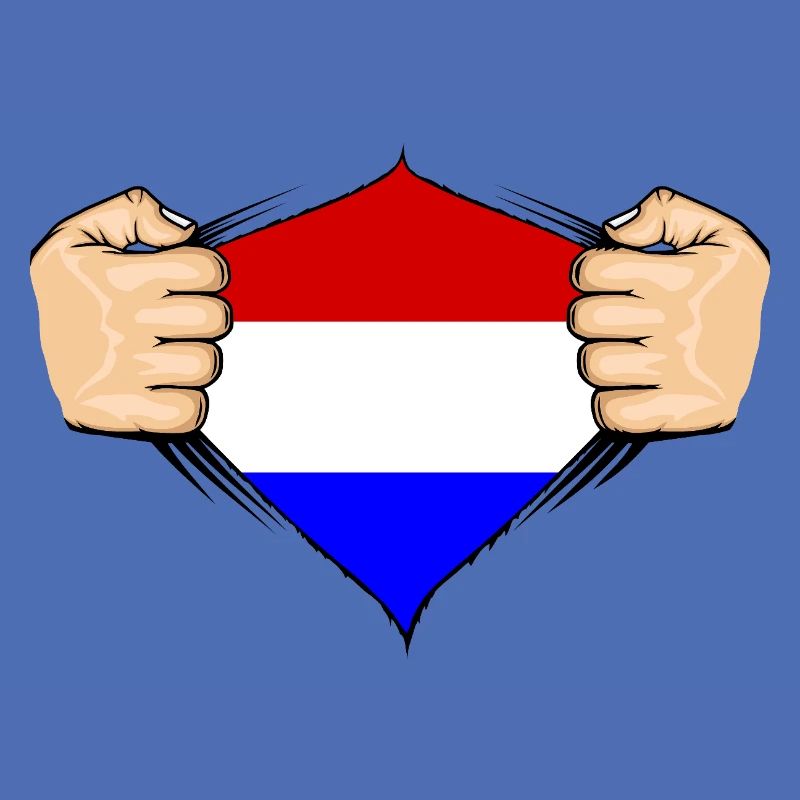 Conception du drapeau de la Hollande